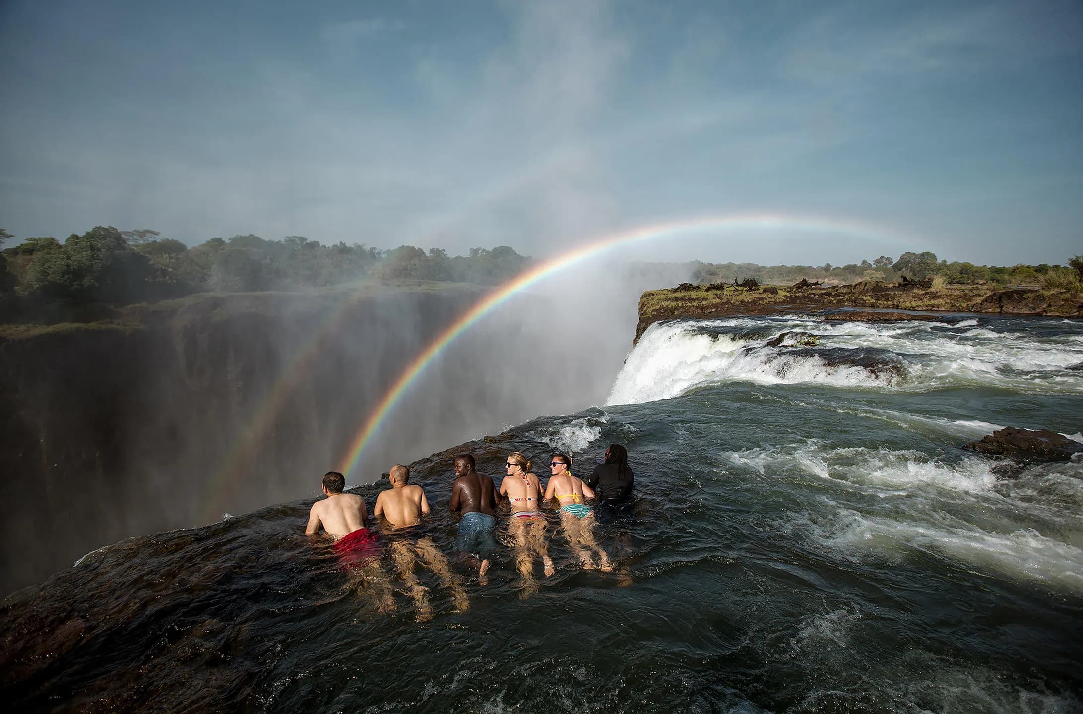 Devil's Pool at Livingstone Island